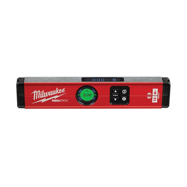 Milwaukee® REDSTICK™ MLDIG72 Digital Box Beam Level, 72 in L, Aluminum, 0 deg, 90/0.03 deg, 1 to 89/0.1 deg Accuracy